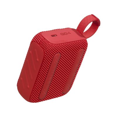 JBL Go 4 Ultra-Portable Bluetooth Speaker (4.2W, Red)